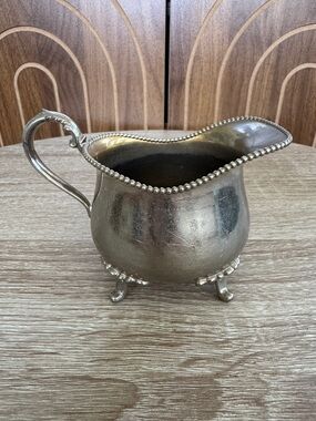 Vintage Silver-plated Creamer Pitcher - Classic Home Dining Accent